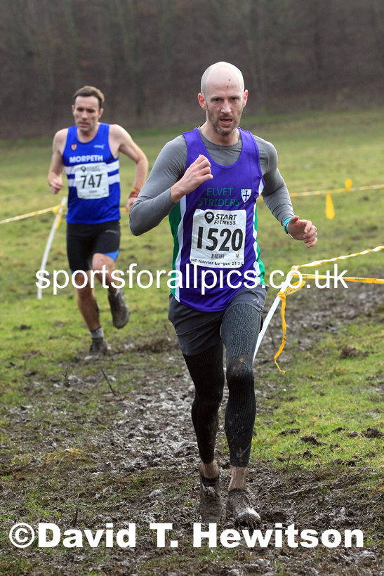Senior mens 2022 North Eastern Harrier League, Thornley Farm, Peterlee, County Durham. Photo: David T. Hewitson/Sports for All Pics